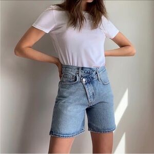 Agolde Criss Cross shorts sz 24